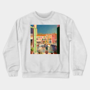 Frolicking in St Tropez Crewneck Sweatshirt